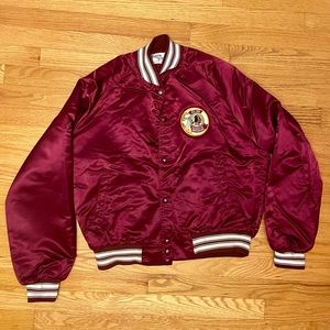 Redskins 50th anniversary vintage Bomber Jacket L Chalk line large 1986
